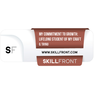 My Commitment To Growth: Lifelong Student Of My Craft